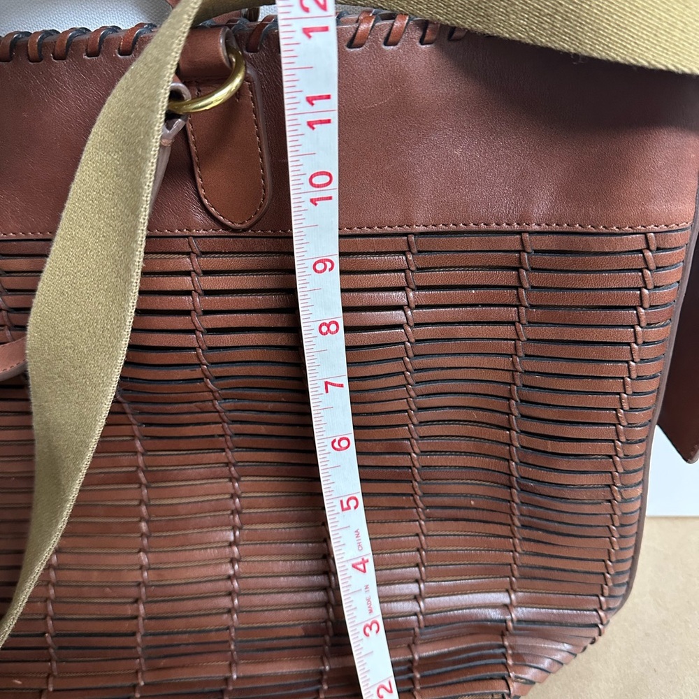 Elegant and rare Ralph Lauren Brown Leather Bag from the Safari collection - Picture 13 of 14